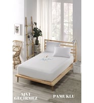 Sıvı Geçirmez Alez-Pamuklu-Fitted-Çift Kişilik-Tek Kişilik-Bebek Alezi-Su-Yatak Koruyucu