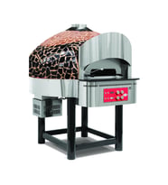 Empero EMP.SPO.04-BB-LPG Gazlı Döner Tabanlı Pizza Fırını 6 Pizza Kapasitel - Kahverengi, Siyah LPG'li
