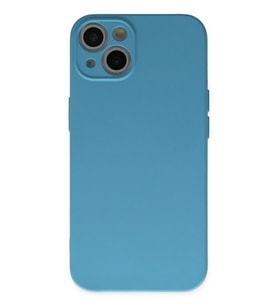 Durukar® iPhone 13 Mini Kılıf Nano içi Kadife Silikon - Mavi