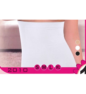 Beyaz Kadın Göğüs Altı Yüksek Bel Toparlayıcı Korse S-XL 2010