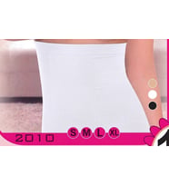 Beyaz Kadın Göğüs Altı Yüksek Bel Toparlayıcı Korse S-XL 2010