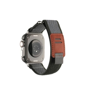 Apple Watch Ultra 49mm Uyumlu Hasır Kordon Zore KRD-106 Strap Kayış (Açık Yeşil)