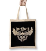 Bolt Thrower Logo 04 Bez Çanta Uzun Saplı