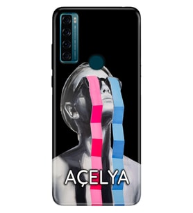 TCL 10L 10 L7 303 20E 20 30 SE Plus Kılıf İsim Yazılı Kişiye Özel Model-41 (Çok Renkli)