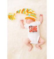 Unisex Bebek Artık Sahne Benim Baskılı Body Zıbın