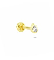 Glorria Altın Damla Tragus Piercing