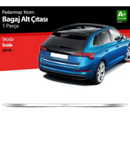 Skoda Scala Uyumlu Krom Bagaj Alt Çıtası 2019 Üzeri