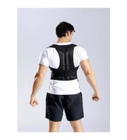 Çift Balenli Dik Durmayı Sağlayan Sırt Omuz Bel Korsesi Unisex Kamburluk Önleyici Dik Duruş Korsesi