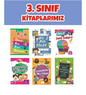 3.Sınıf Eğlendiren Öğreten Sevdiren Yardımcı Mükemmel Eğitim Seti