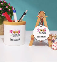 Biyoloji Mühendisi Kalemlik ve Anahtarlık