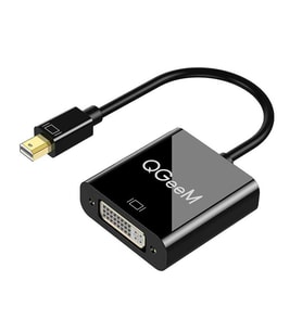 Telefon, Tablet, bilgisayar, televizyon DVI'dan Mini DisplayPort'a Dönüştürücü Kablosu 4K-20cm Kablo (Siyah)