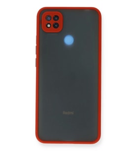 Newface Xiaomi Redmi 9C Kılıf Montreal Silikon Kapak - Kırmızı