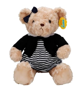 Kıyafetli Peluş Ayı Takım Elbiseli Ayı 37 cm