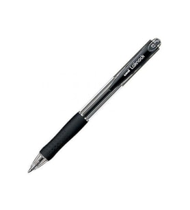 Uni-Ball Laknock Medium 1.0 MM Mekanik Bilye Uç Siyah Tükenmez Kalem (12 Li Paket)