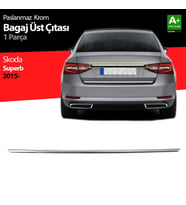 Skoda Superb Uyumlu Krom Bagaj Çıtası 2015 Üzeri (Karışık)