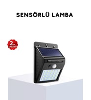 Solar Güneş Enerjili Hareket Sensörlü 4 Taraflı Bahçe Lambası – Ip65 Su Geçirmez, 100 Led