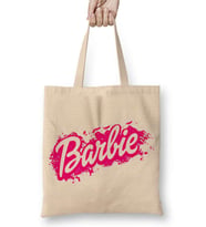 Barbie Logo 01 Bez Çanta Uzun Saplı