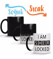 I Am Sher Locked Sihirli Kupa Bardak Porselen