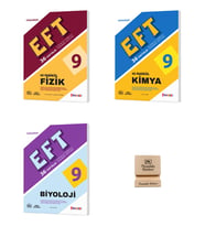Fenomen 9. Sınıf Fizik Kimya ve Biyoloji 3lü Set Etkinlik Temelli Testleri + Telefon Standı