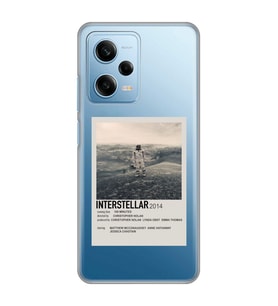 Redmi Note 12 Pro 5G Uyumlu Interstellar Tasarımlı Şeffaf Telefon Kılıfı