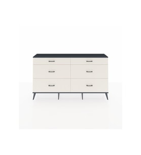 Arges Konsol 6 Çekmeceli  176x30x99 Aytaşı-Antrasit/Aytaşı