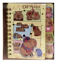 ZIZU SC-28-2 AYRAÇLI A6  CAPYBARA NOT DEFTERİ