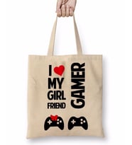 I Love My Girl Friends Gamer Bez Çanta Uzun Saplı