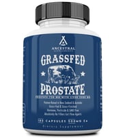 Ancestral Supplements Grass Fed Beef Prostate for Men with Liver, 3000mg, 180 Capsules.Abd.