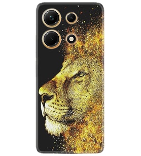 Infınix Note 30 Kılıf Resimli Desenli Baskılı Silikon Leon 1323