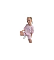 Rolypoly Kız Çocuk %100 Pamuk İki İplik Kısa Kol Şortlu Pijama Takımı RP3591