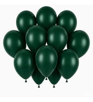 Zümrüt Yeşil Renk Lateks Pastel Balon (30 cm) - 12 Adet