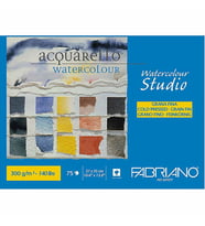 Fabriano Watercolour Studio Maxi Blocco Suluboya Blok 300 gr. 27x35 cm. 75 yp. Soğuk Basım 