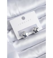 Gümüş Renk Yıldız Model Yıldız Model Pirinç Kadın Küpe 5886 - HPSBYI4362-2849