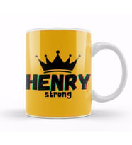 Henry Name Custom Design Gift Baby Gift For Him Kupa Bardak Porselen