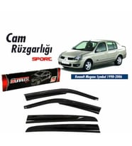 Renault Symbol Mugen Cam Rüzgarlığı 1998-2006 arası 4'lü Sunplex (Beyaz)