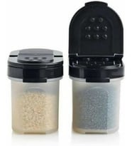 Tupperware Baharatlık 2'Li 100 Ml Siyah Küçük Baharatlık