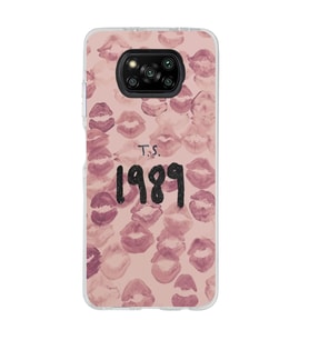 Poco X3 Pro / X3 NFC Uyumlu 1989 Taylor Swift Tasarımlı Şeffaf Telefon Kılıfı