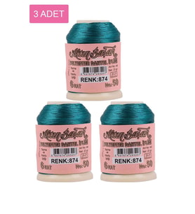 3 Adet Altınbaşak Oya ve Dantel İpi 20 gr - Royaleks - No: 874