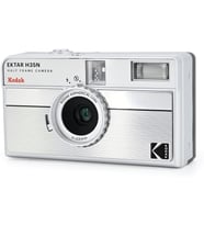 EKTAR H35N Yarım Çerçeve Film Kamera, 35 mm, Yeniden Kullanılabilir, Odaksız, Ampul Fonksiyonu, Dahili Yıldız Filtresi, Kaplamalı Geliştirilmiş Lens (Film ve AAA Pil Dahil Değildir) (Çizgili