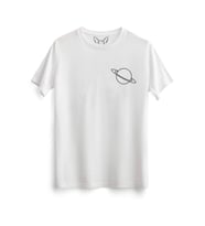 Saturn Beyaz Tshirt