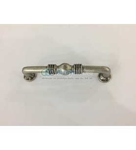 Antik Siyah Gümüş 96 Mm. Kulp