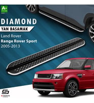 S-Dizayn Land Rover Range Rover Sport Diamond Krom Yan Basamak 183 Cm 2005-2013
