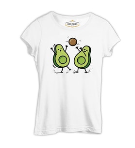 Avacado - Top Beyaz Kadın Tshirt