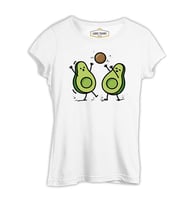 Avacado - Top Beyaz Kadın Tshirt