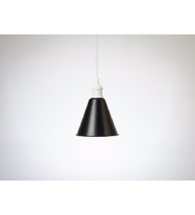 RİOLİGHT RETRO TEKLİ METAL SARKIT AVİZE (Siyah)
