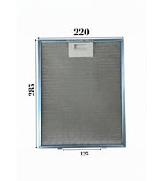 ICF İle Uyumlu Davlumbaz 22X28,5 CM Arka Aralık 12,5 CM Aspiratör Filtre