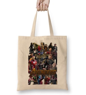 Avengers Infinity War Exclusiva Nerd Word Bez Çanta Uzun Saplı