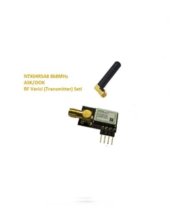 868MHz ASK/OOK RF Verici Seti (NTX04RSA8-SET)