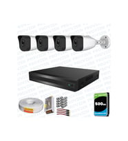Provzen RV HiLook 4 Kameralı Full HD Geniş Açı Güvenlik Kamerası
