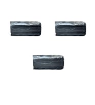 Dökme Kalın Kokteyl Buzlu İçecek Pipet - Düz - Siyah - 22 Cm. - 8 mm. -100 Adetlik 3 Paket